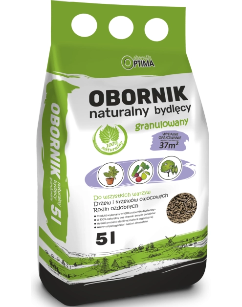 Zdjęcie: Obornik naturalny bydlęcy granulowany Optima 5L BIOVITA