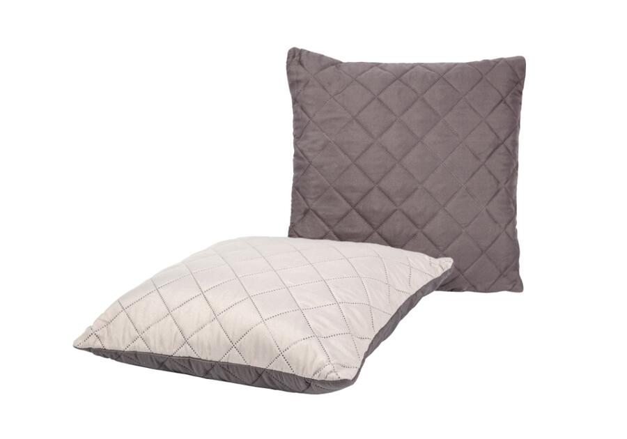 Zdjęcie: Poduszka Vigo II 40x40 cm 010 Dark Grey-Silver EUROMAT