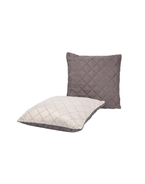 Zdjęcie: Poduszka Vigo II 40x40 cm 010 Dark Grey-Silver EUROMAT