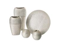 Zdjęcie: Wazon dekoracyjny 16x7x30 cm szampan EUROFIRANY