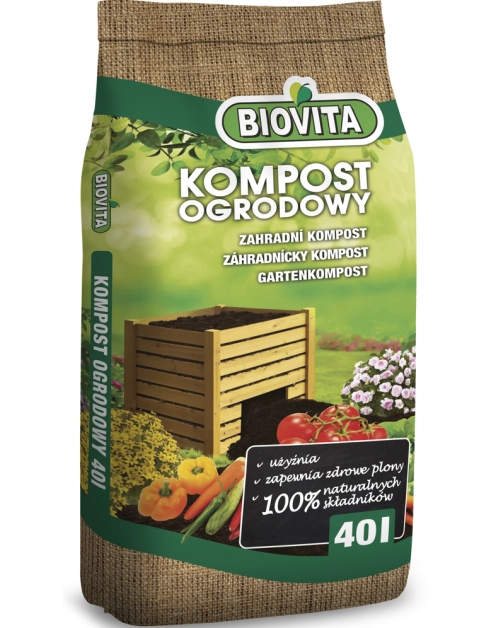 Zdjęcie: Kompost ogrodowy 40 L BIOVITA