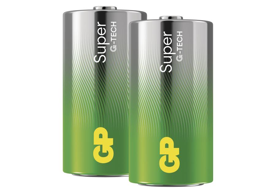 Zdjęcie: Bateria alkaliczna GP SUPER C (LR14) 2PP EMOS