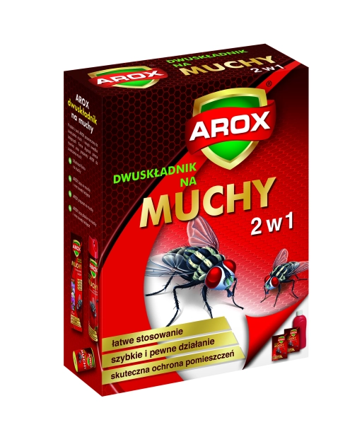 Zdjęcie: Preparat dwuskładnikowy na muchy Arox 0,1 L + 0,02 kg AGRECOL