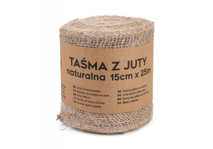 Zdjęcie: Taśma jutowa naturalna 25 m TIN TOURS