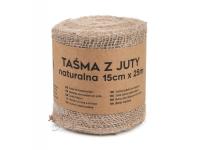 Zdjęcie: Taśma jutowa naturalna 25 m TIN TOURS