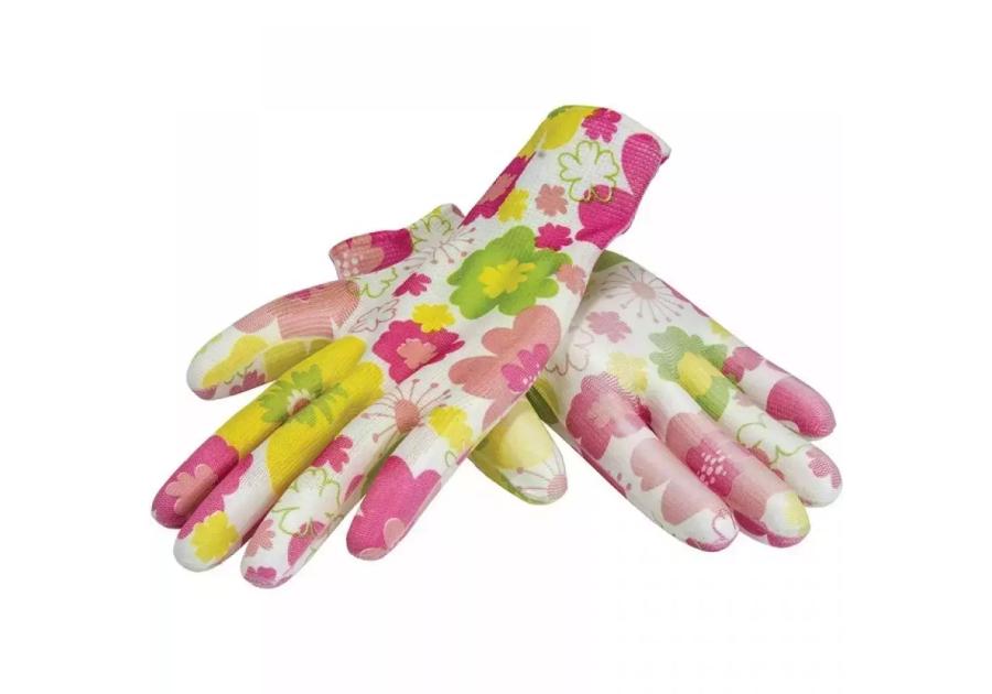 Zdjęcie: Rękawice ochronne PU damskie mix kolorów DEDRA