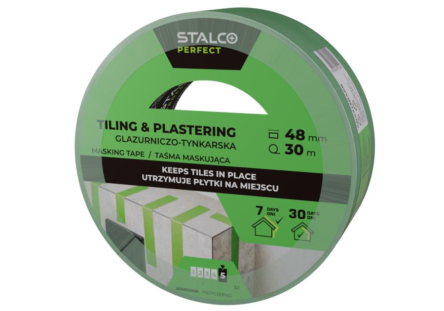Zdjęcie: Taśma maskująca glazurniczo-tynkarska 48 mm x 30 m PERFECT
