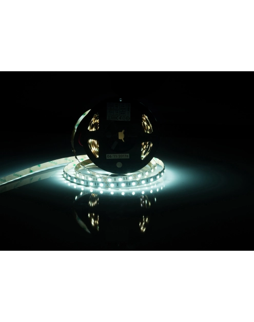 Zdjęcie: Taśma LED 50 m premium 12 V dioda 50x50 IP20 14,4 W/m zimna biała POLGAR