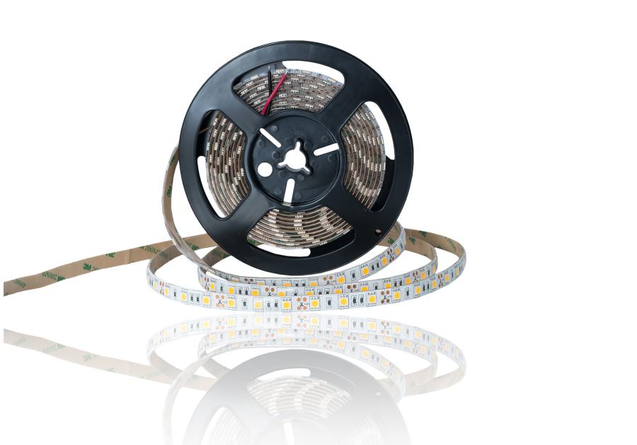 Zdjęcie: Taśma LED 50 m premium 12 V dioda 50x50 IP20 14,4 W/m zimna biała POLGAR