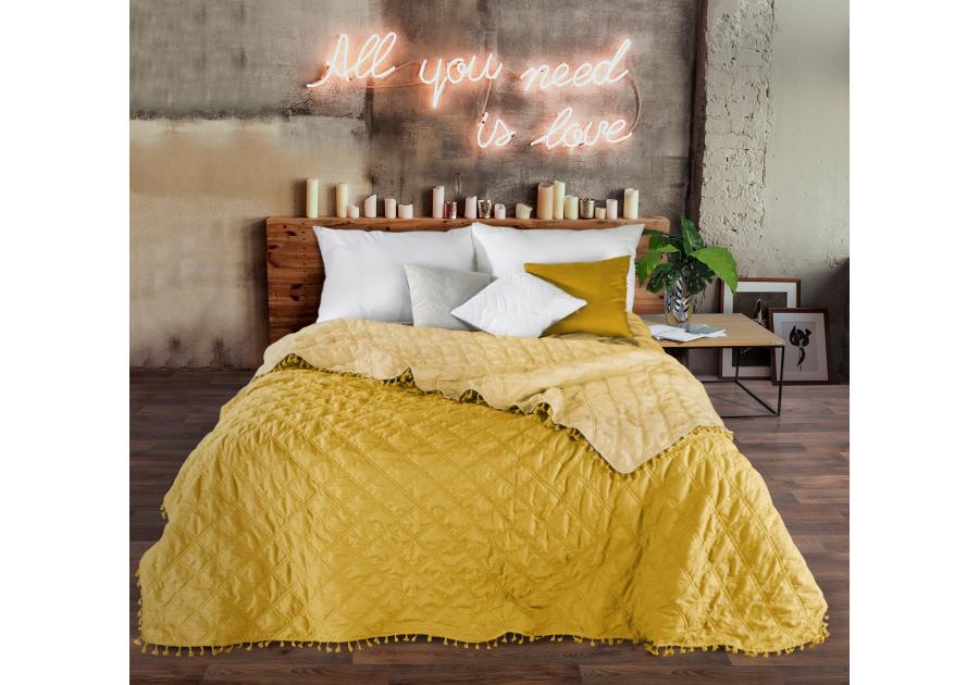 Zdjęcie: Narzuta Lelly 170x210 cm żółta EUROFIRANY