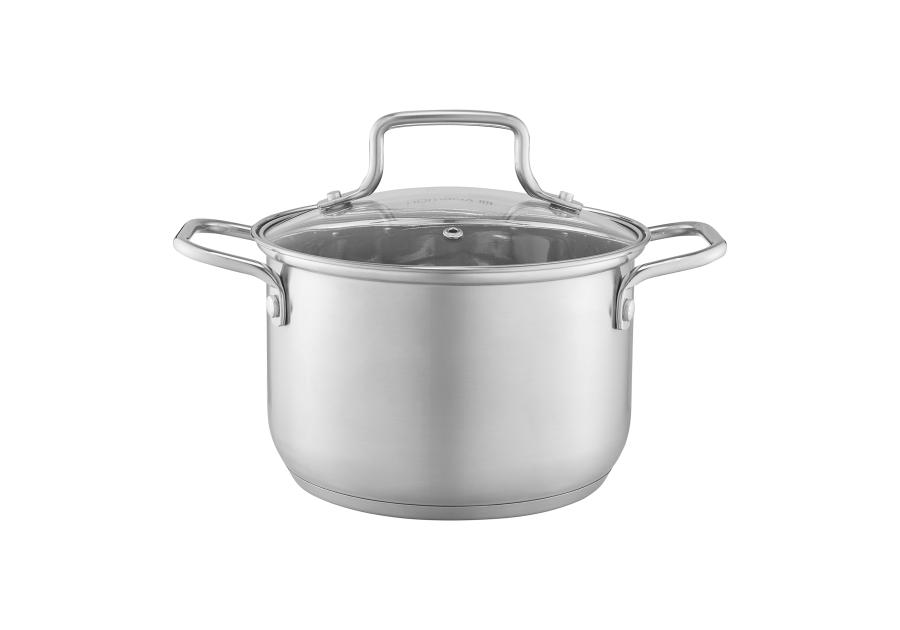 Zdjęcie: Garnek stalowy z pokrywką Hugo Plus 20 cm AMBITION