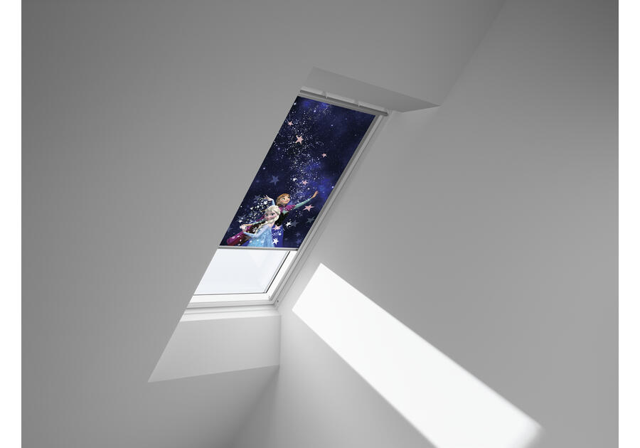 Zdjęcie: Roleta zaciemniająca manualna DKL MK08 4656S Disney VELUX