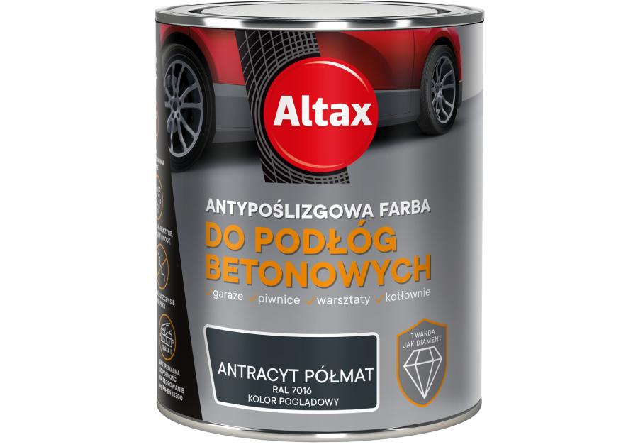Zdjęcie: Farba do podłóg betonowych 0,75 L antracyt półmat ALTAX