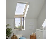 Zdjęcie: Okno kolankowe VFA 3068 drewniane otwierane na lewo, 78x95 cm VELUX