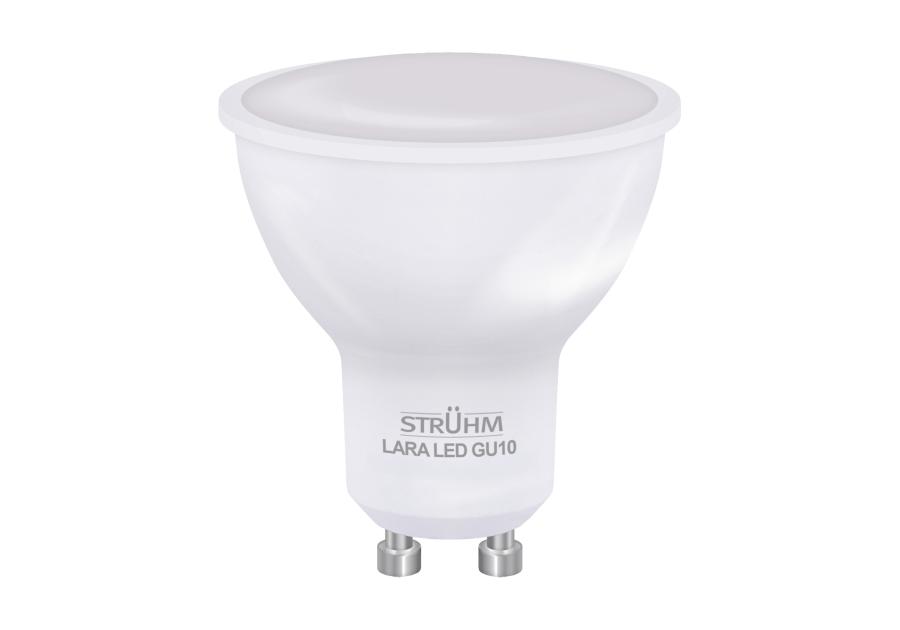 Zdjęcie: Lampa z diodami SMD Lara LED GU10 6 W CW barwa zimnobiała STRUHM