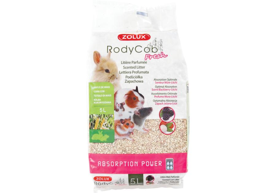 Zdjęcie: Ściółka dla królika i gryzoni Rodycob Fresh jeżyna-liczi 5 l ZOLUX