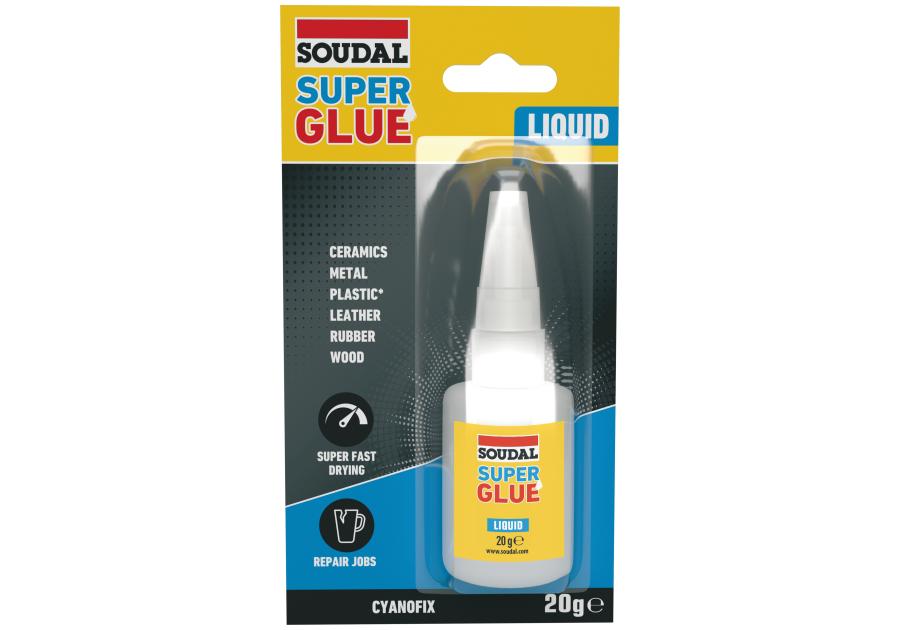 Zdjęcie: Klej sekundowy Super Glue liquid 20 g Soudal