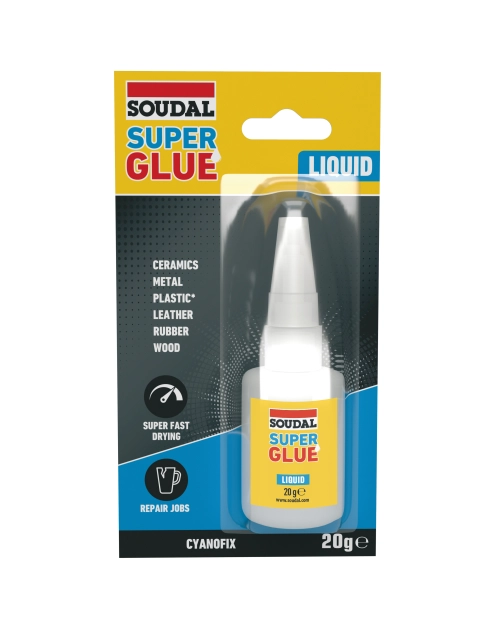 Zdjęcie: Klej sekundowy Super Glue liquid 20 g Soudal