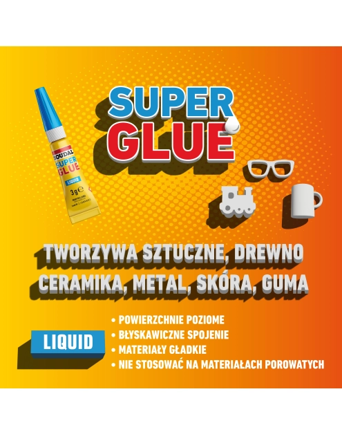 Zdjęcie: Klej sekundowy Super Glue liquid 20 g Soudal