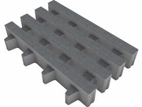 Płyta ażurowa Ekotech 10x40x60 cm grafitowy POLBRUK