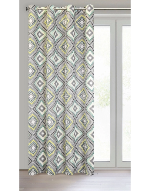 Zdjęcie: Zasłona gotowa Malvia 140x250 cm stalowy EUROFIRANY