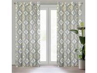 Zdjęcie: Zasłona gotowa Malvia 140x250 cm stalowy EUROFIRANY