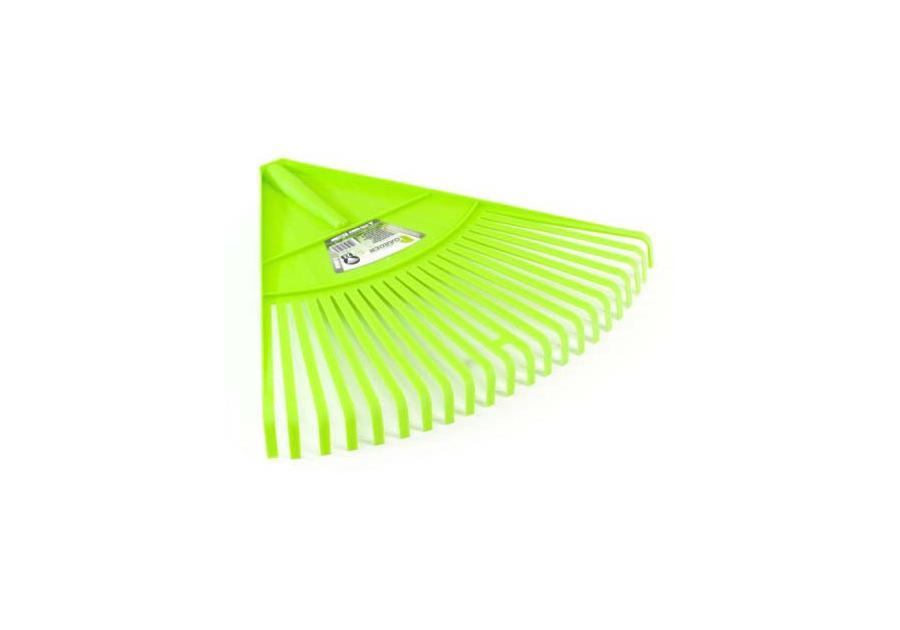 Zdjęcie: Grabie ogrodowe półokrągłe 22 zęby s-80506 + trzonek metalowy s-80511 STALCO GARDEN