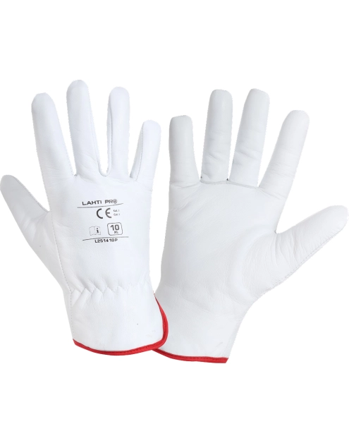 Zdjęcie: Rękawice ociepielane koziej białe,  10, CE,LAHTI PRO