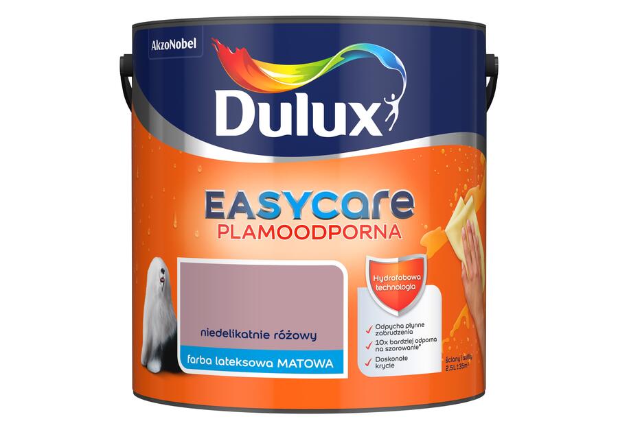 Zdjęcie: Farba do wnętrz EasyCare 2,5 L niedelikatnie różowy DULUX