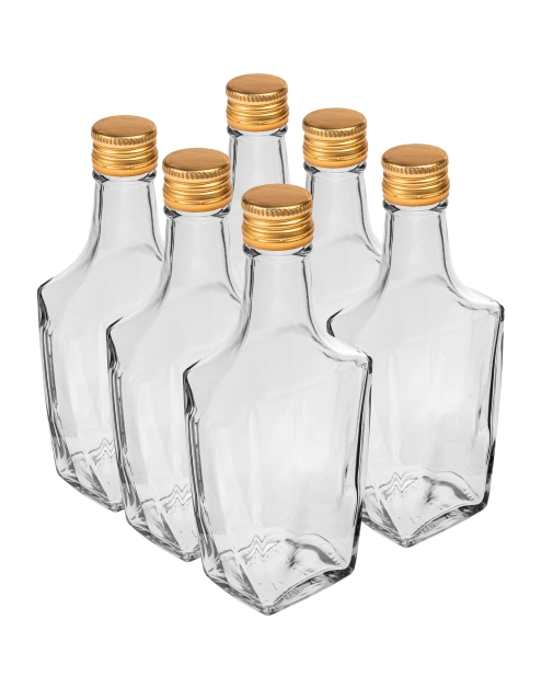 Zdjęcie: Butelka Art Deco 250 ml z zakrętką, 6 szt.BROWIN