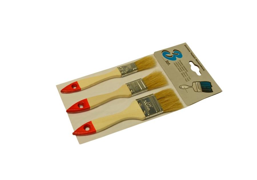 Zdjęcie: Zestaw pędzli malarskich 3 szt. BLUE DOLPHIN