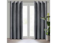 Zdjęcie: Zasłona gotowa Melanie 140 x 250 cm grafitowy EUROFIRANY