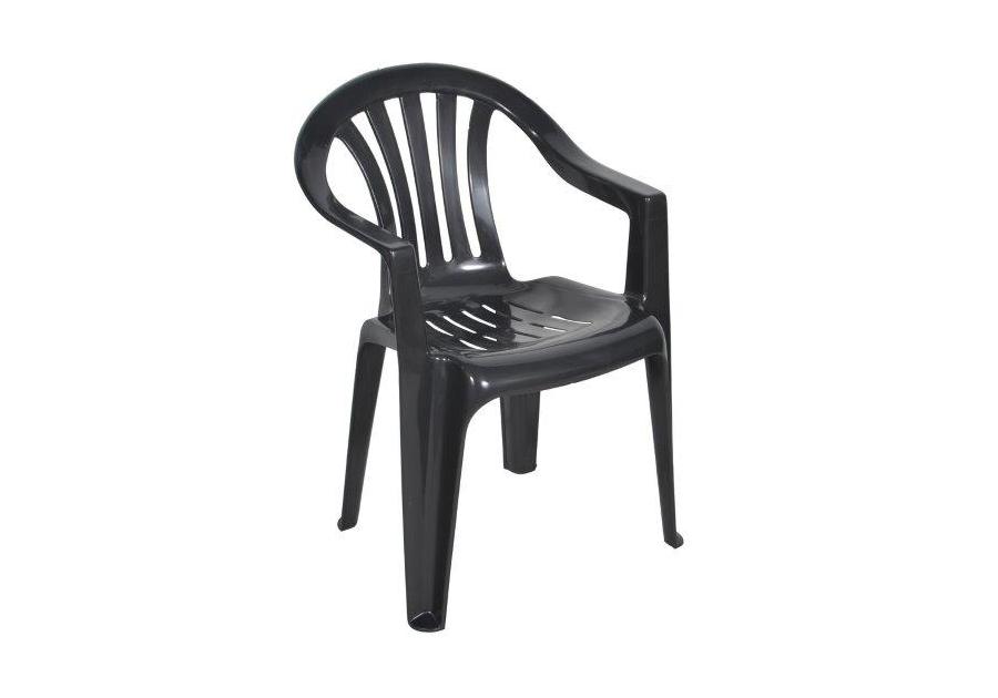 Zdjęcie: Krzesło fotel plastikowy grafitowy Cyrkon OŁER