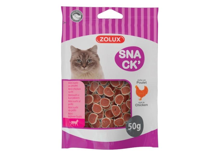 Zdjęcie: Przysmak dla kota mini sushi z kurczakiem 50 g ZOLUX