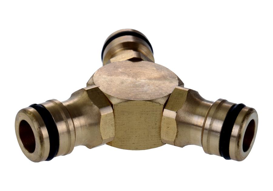 Zdjęcie: Trójnik mosiężny do łączenia 3 szybkozłączy RIM KOWALCZYK