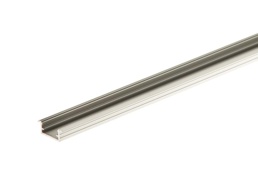 Zdjęcie: Kształtownik z kołnierzem do taśmy LED 14x7 mm - 2 m srebrny CEZAR