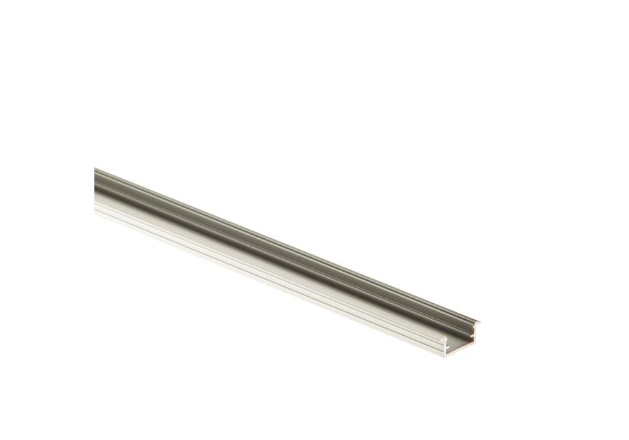 Zdjęcie: Kształtownik z kołnierzem do taśmy LED 14x7 mm - 2 m srebrny CEZAR