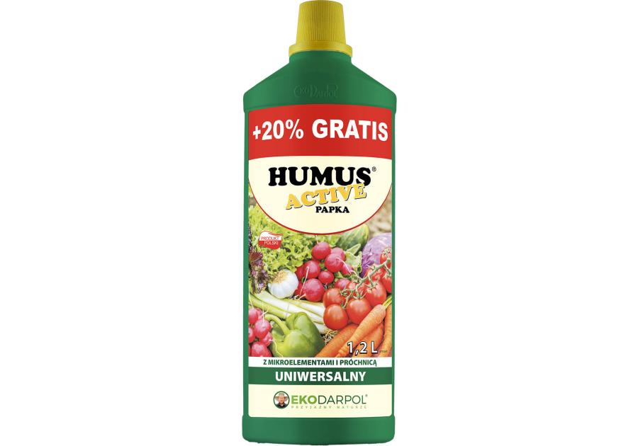 Zdjęcie: Nawóz Humus Active Papka Uniwersalny 1L + 20% gratis EKODARPOL