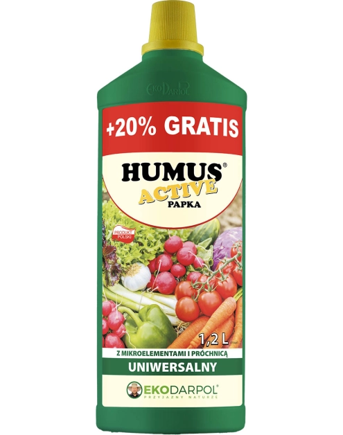 Zdjęcie: Nawóz Humus Active Papka Uniwersalny 1L + 20% gratis EKODARPOL
