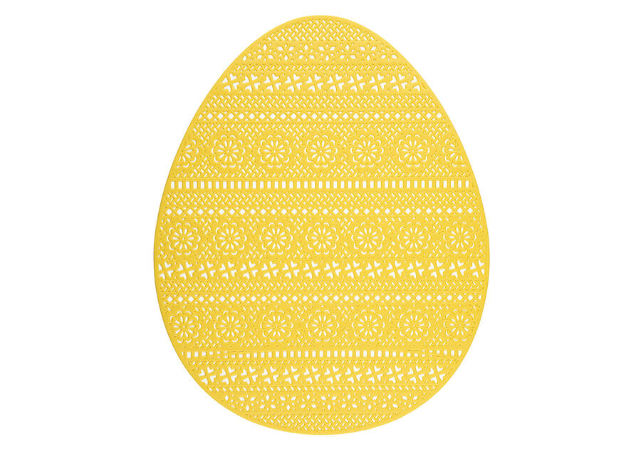 Zdjęcie: Mata pvc jajko 32x40 cm żółta ALTOMDESIGN