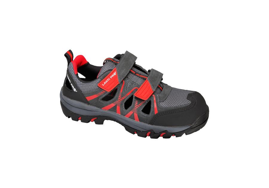 Zdjęcie: Sandały robocze szaro-czerwone 42 LAHTI PRO