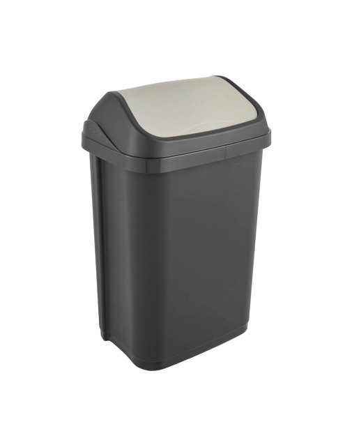 Zdjęcie: Kosz na śmieci z obrotową pokrywą Swantje 25 L grafit KEEEPER