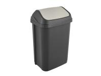 Zdjęcie: Kosz na śmieci z obrotową pokrywą Swantje 25 L grafit KEEEPER