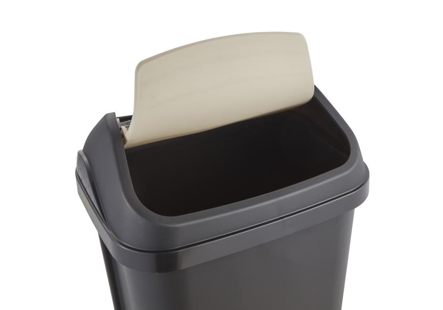 Zdjęcie: Kosz na śmieci z obrotową pokrywą Swantje 25 L grafit KEEEPER