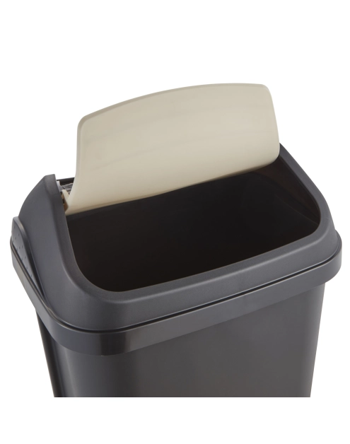 Zdjęcie: Kosz na śmieci z obrotową pokrywą Swantje 25 L grafit KEEEPER