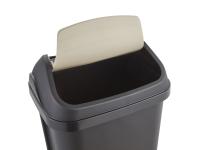 Zdjęcie: Kosz na śmieci z obrotową pokrywą Swantje 25 L grafit KEEEPER