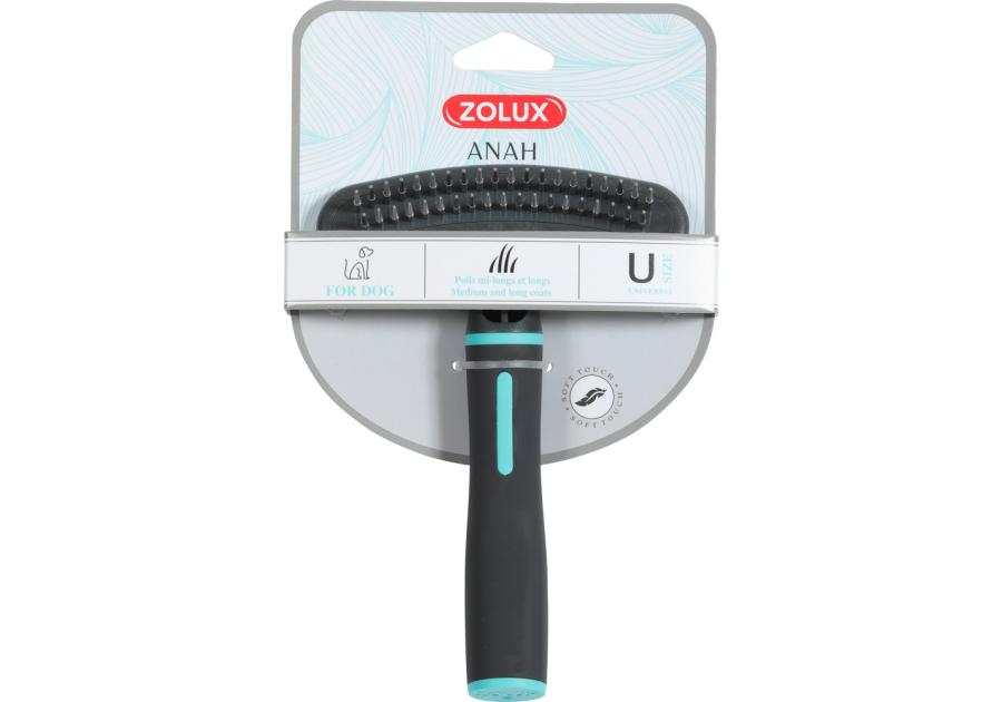 Zdjęcie: Zgrzebło dla psa podwójne Anah ZOLUX