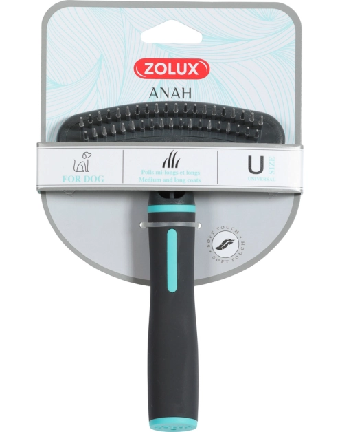 Zdjęcie: Zgrzebło dla psa podwójne Anah ZOLUX