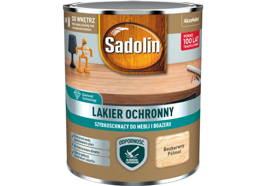 Zdjęcie: Lakier do mebli półmat 0,7 L SADOLIN