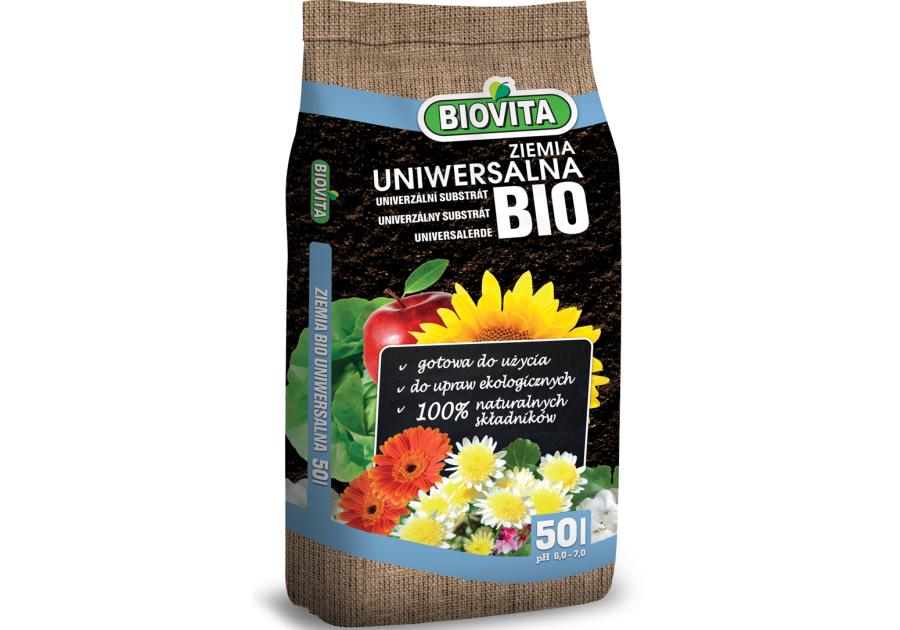 Zdjęcie: Ziemia BIO uniwersalna 50 l BIOVITA